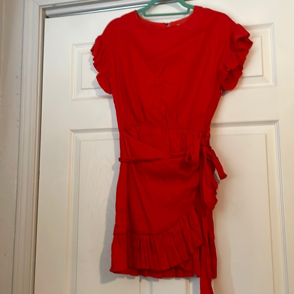 Size medium- ètophe studios, red/orange dress